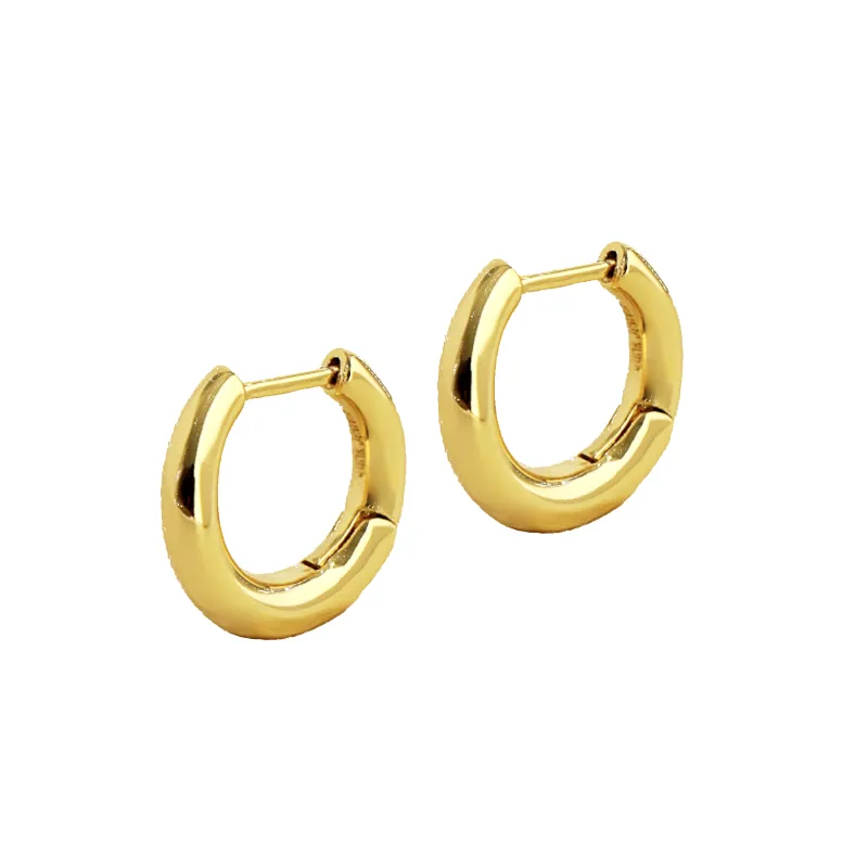 Wobbly Classic Small Hoop Earrings made by Cara & The Sky