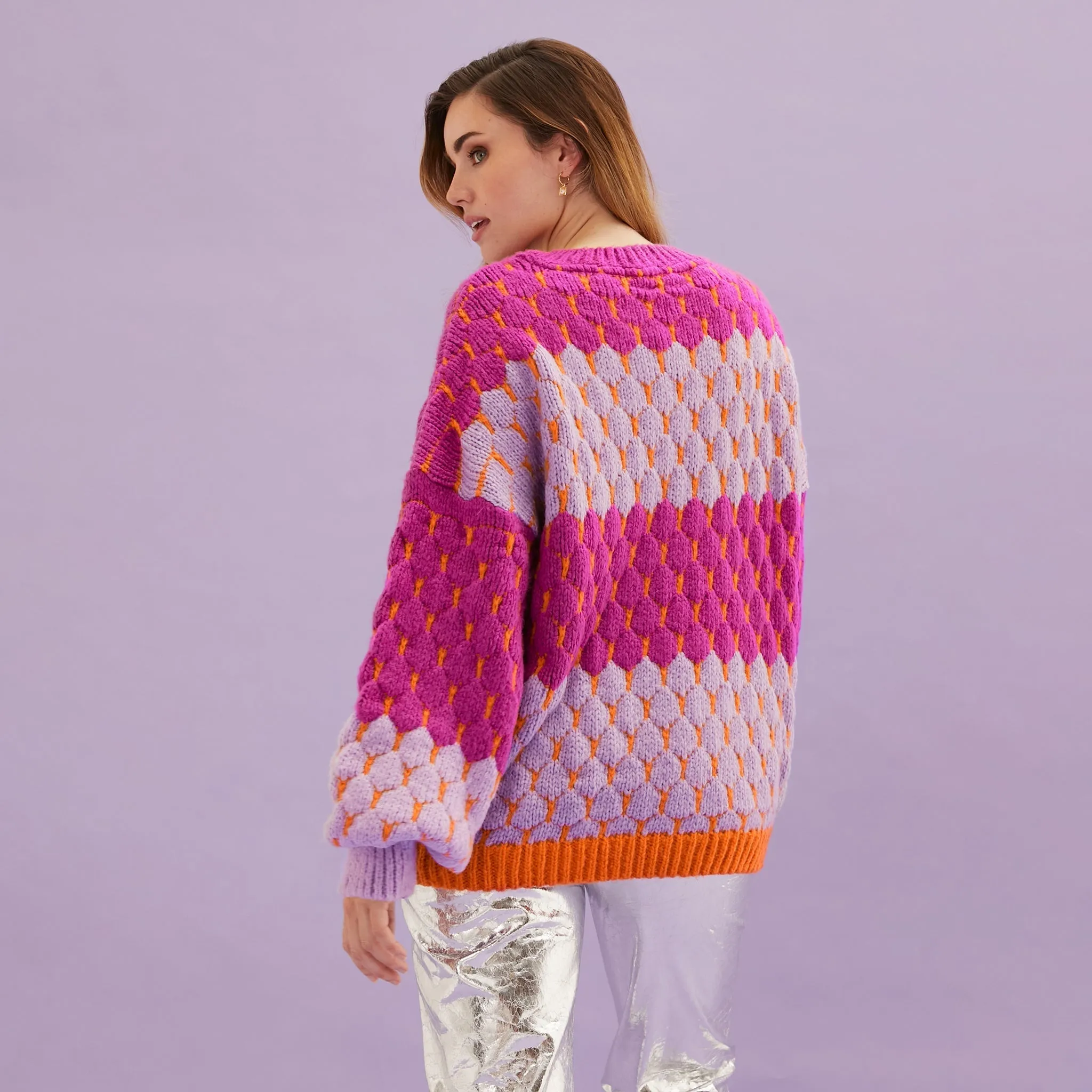 RESALE | Marissa Bubble Stitch Stripe Jumper - Multi sold by Cara & The Sky product image thumbnail 5