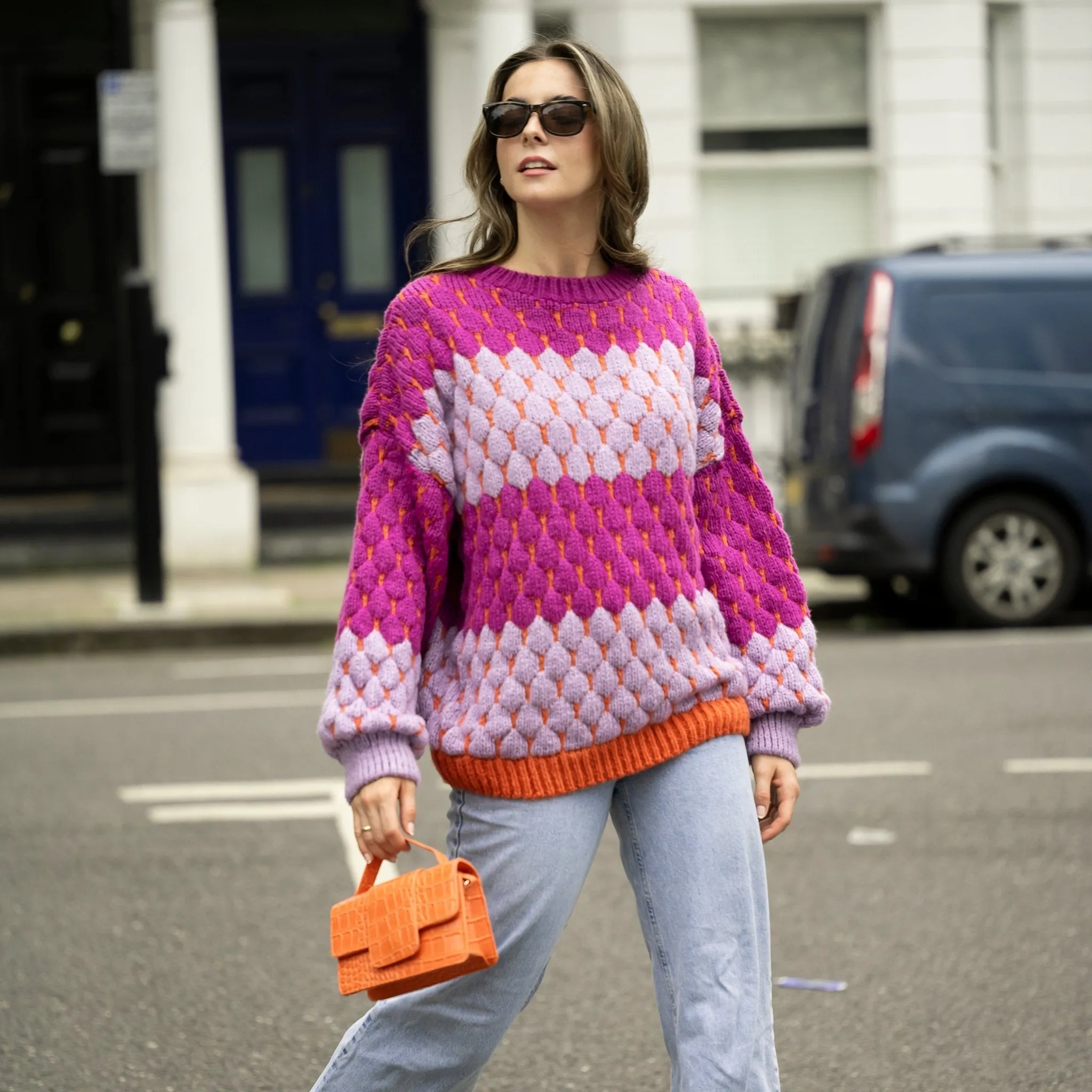 RESALE | Marissa Bubble Stitch Stripe Jumper - Multi sold by Cara & The Sky