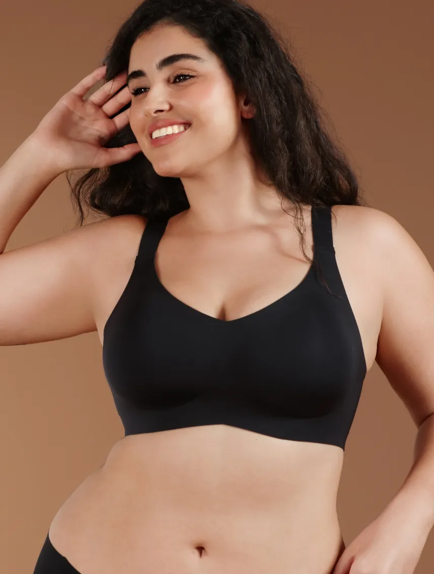 Sculpted Seamless T-Shirt Bra with Zero Gravity Design sold by Comfelie