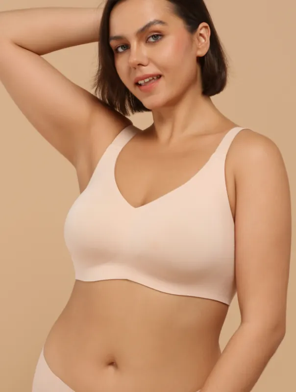 Zero Gravity Sculpt Seamless T-Shirt Bra for Effortless Comfort sold by Comfelie