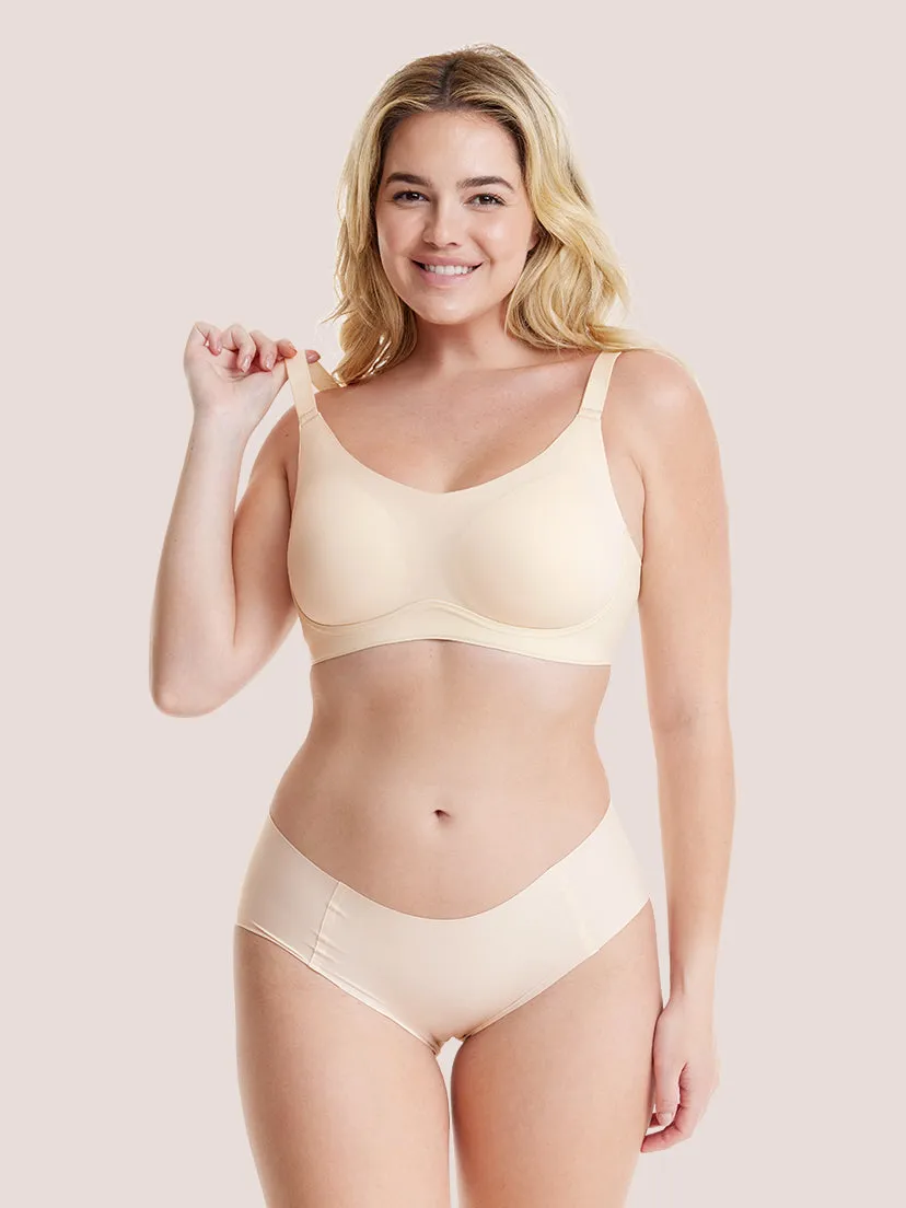 Sculpted Classic Seamless Everyday Bra with Zero Gravity Design sold by Comfelie product image thumbnail 3