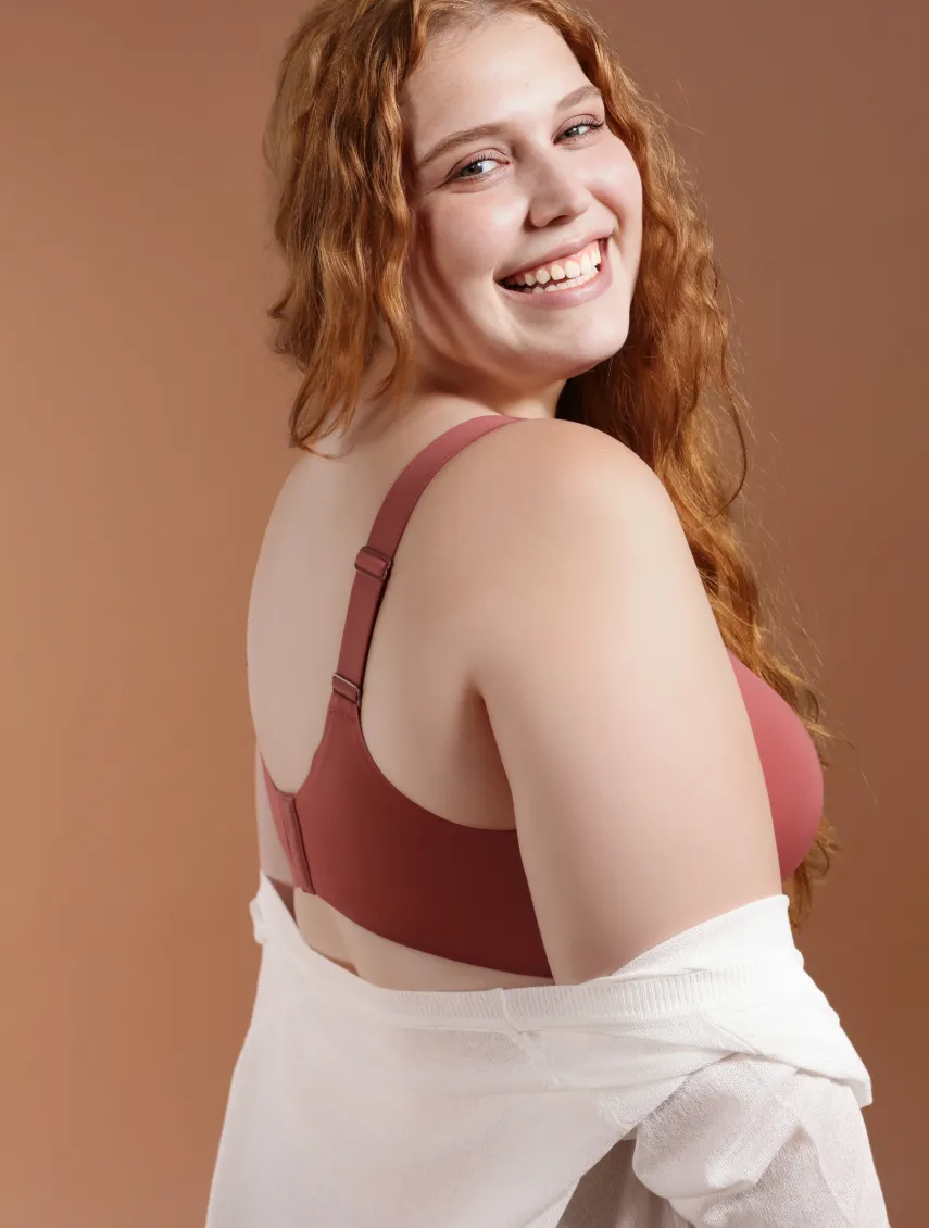 Airlite Breathable Seamless Bra with Scallop Edges sold by Comfelie product image thumbnail 3