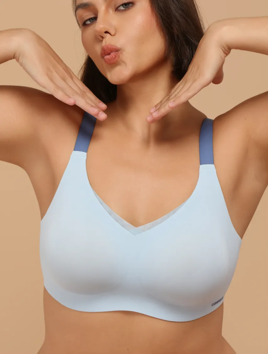Zero Gravity Sculpt Plunge Mesh Bra sold by Comfelie product image thumbnail 2