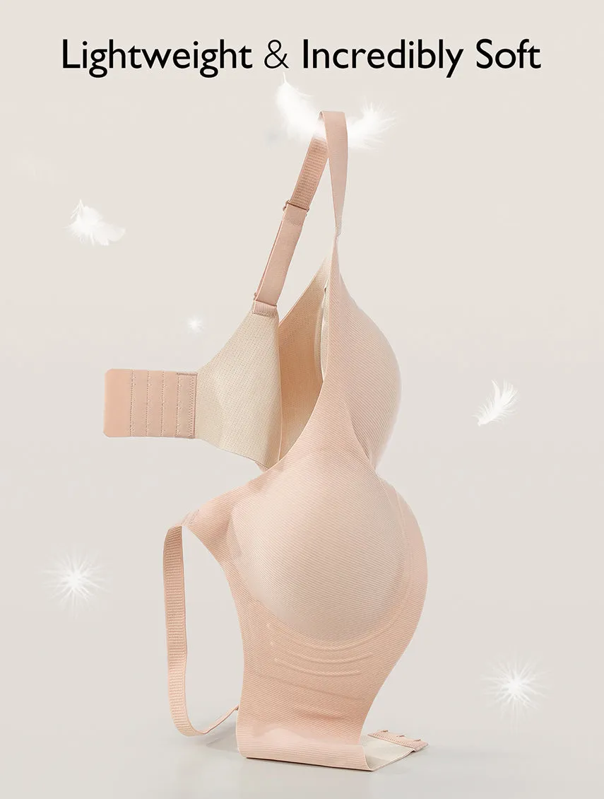 Airlite Vertical Stripe Spaghetti Strap Breathable Bra sold by Comfelie product image thumbnail 5