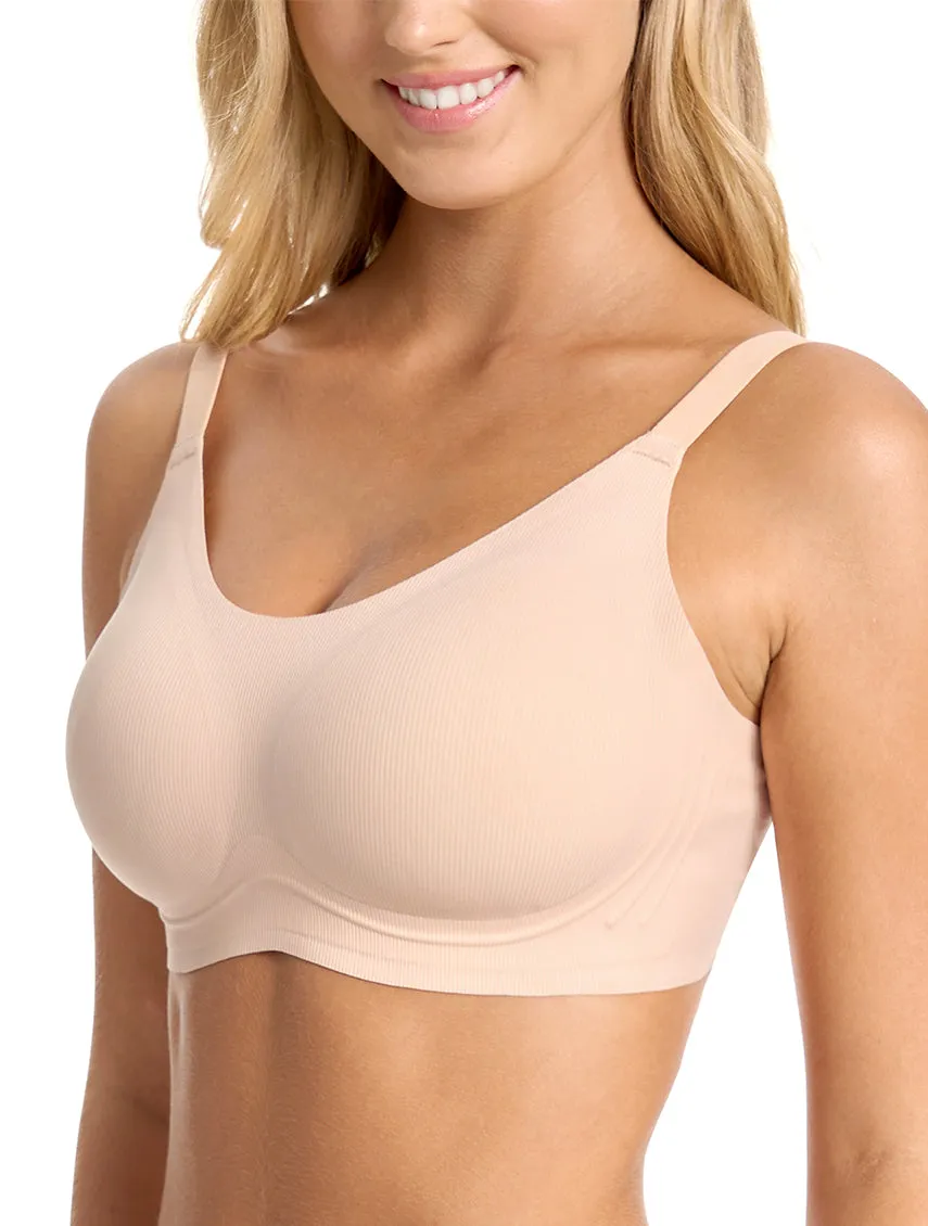 Airlite Vertical Stripe Spaghetti Strap Breathable Bra sold by Comfelie product image thumbnail 2