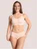 Airlite Vertical Stripe Spaghetti Strap Breathable Bra sold by Comfelie