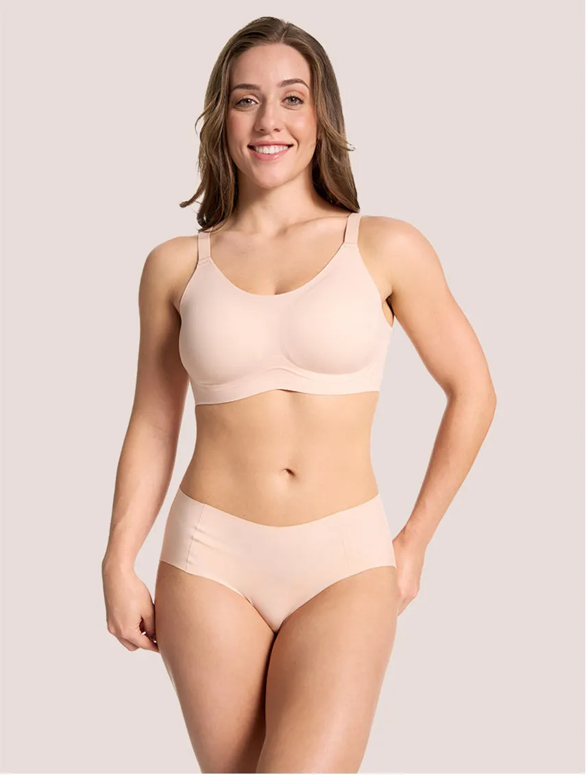 Airlite Vertical Stripe Spaghetti Strap Breathable Bra sold by Comfelie product image thumbnail 4