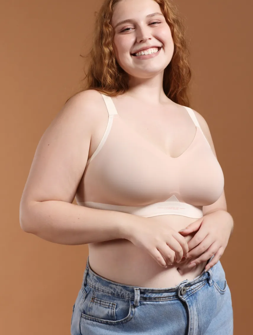 Airlite Everyday Bra with V-Neck Color Blocking sold by Comfelie product image thumbnail 2