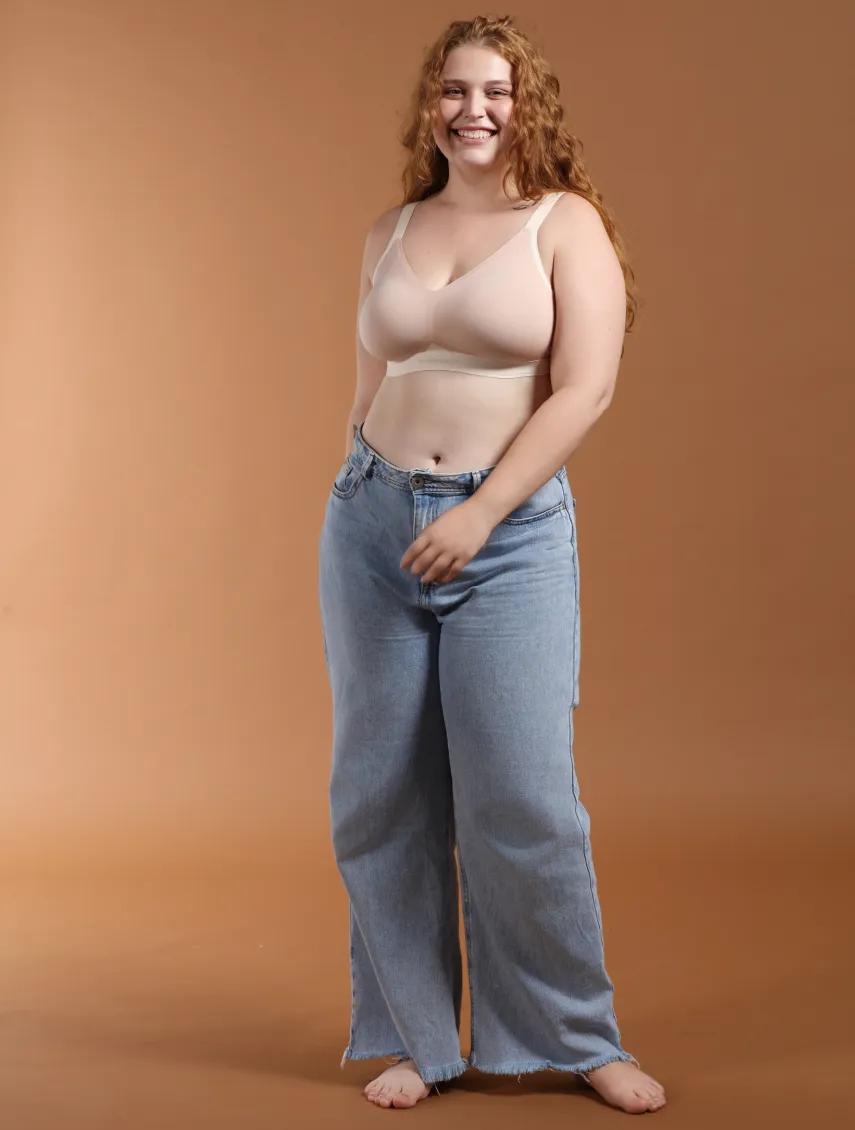 Airlite Everyday Bra with V-Neck Color Blocking sold by Comfelie product image thumbnail 5