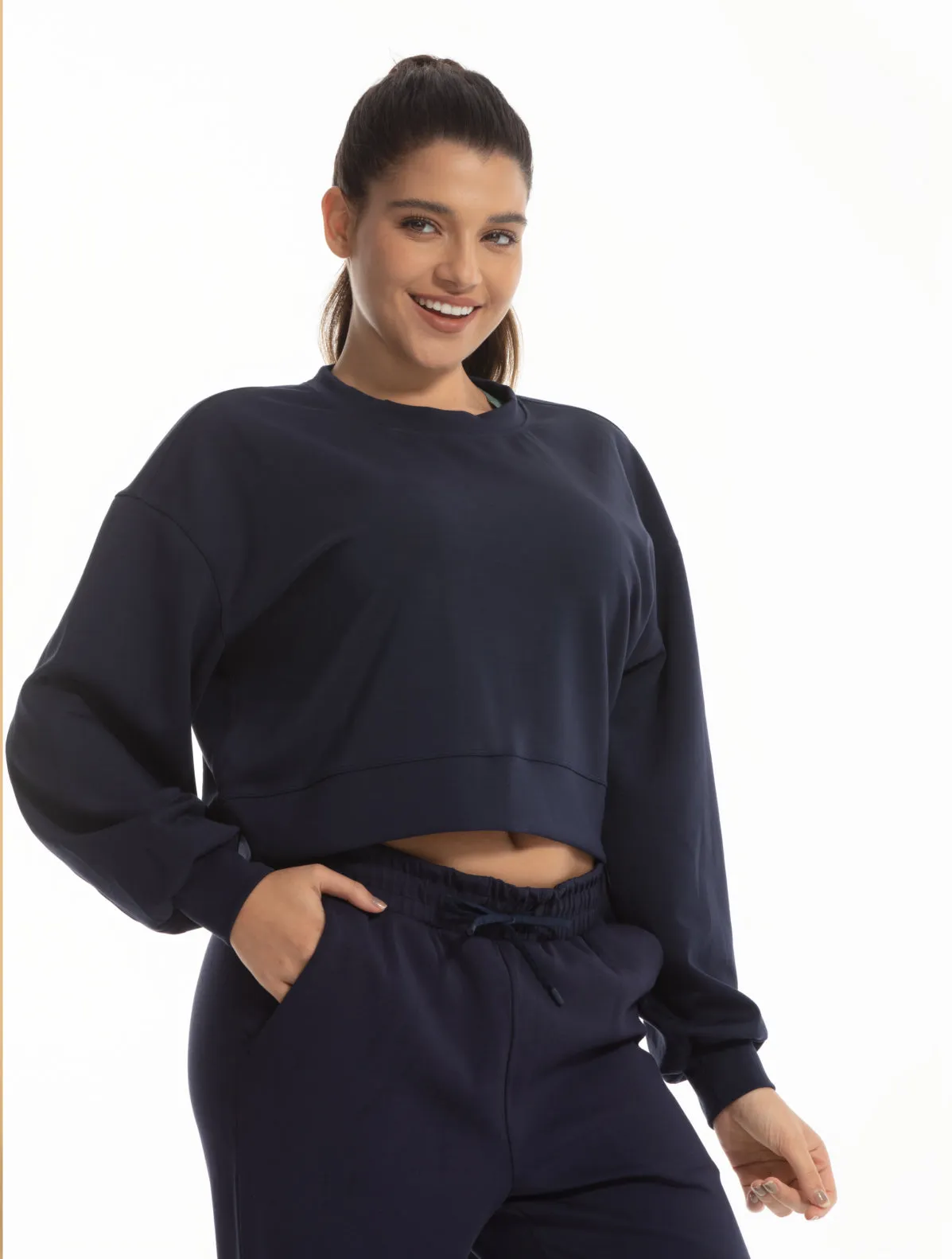 Comfelie Women's Long-Sleeve Crewneck Sweatshirt sold by Comfelie product image thumbnail 5