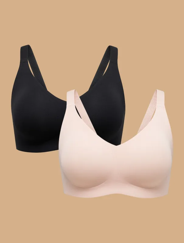 Zero Gravity Sculpt Seamless Ultra-Fit T-Shirt Bra(2 Pack) sold by Comfelie