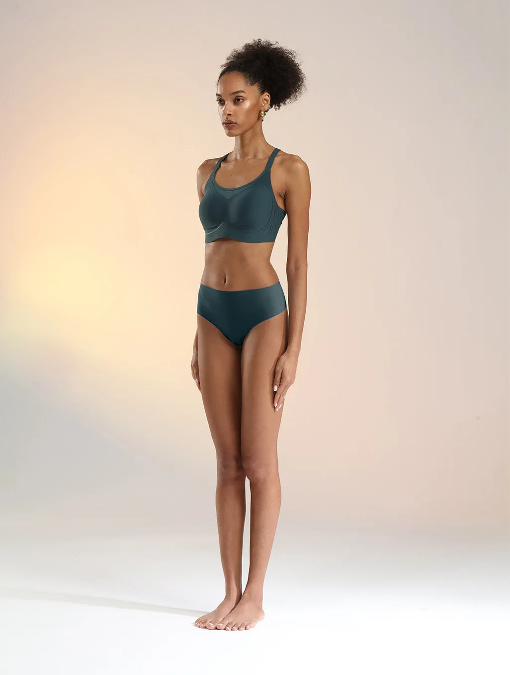 Aero Poise Comfort Racerback Sports Bra sold by Comfelie