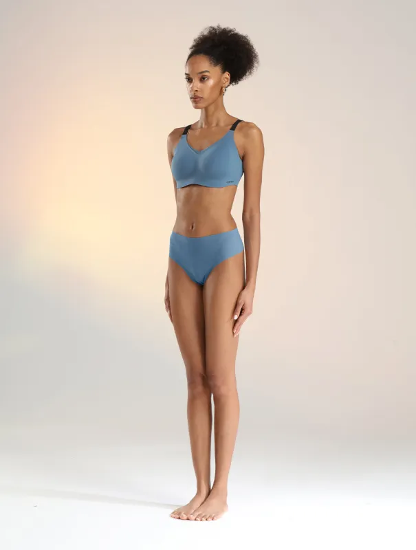 Zero Gravity Plunge Mesh Sculpt  Bra sold by Comfelie