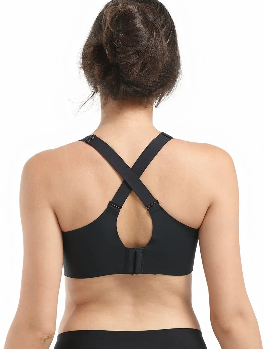 Aero Poise Crossback Support Light Sports Bra sold by Comfelie product image thumbnail 5