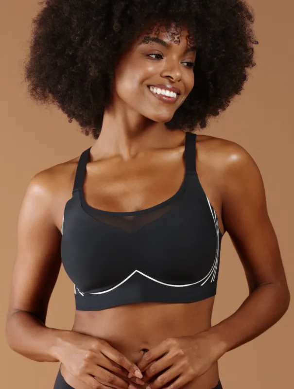 Aero Poise Comfort Racerback Sports Bra sold by Comfelie