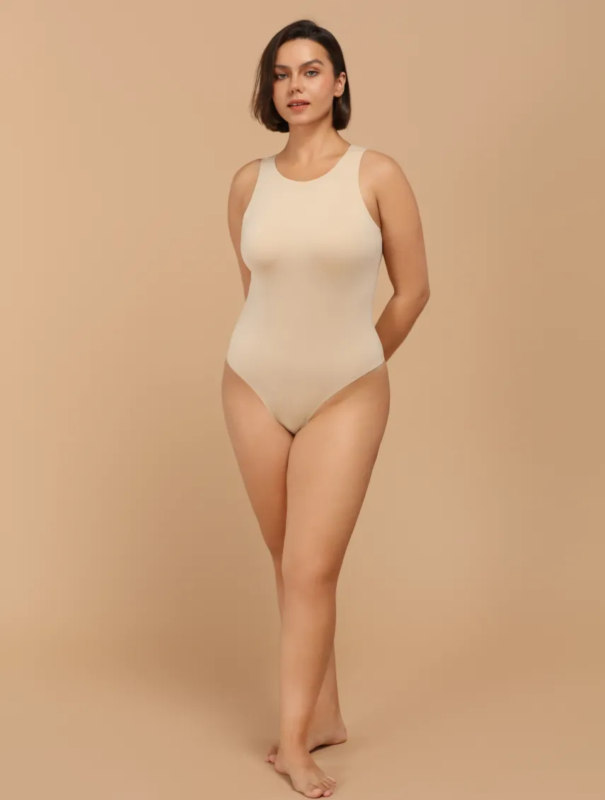 Classic Neck Round Bodysuit sold by Comfelie product image thumbnail 5
