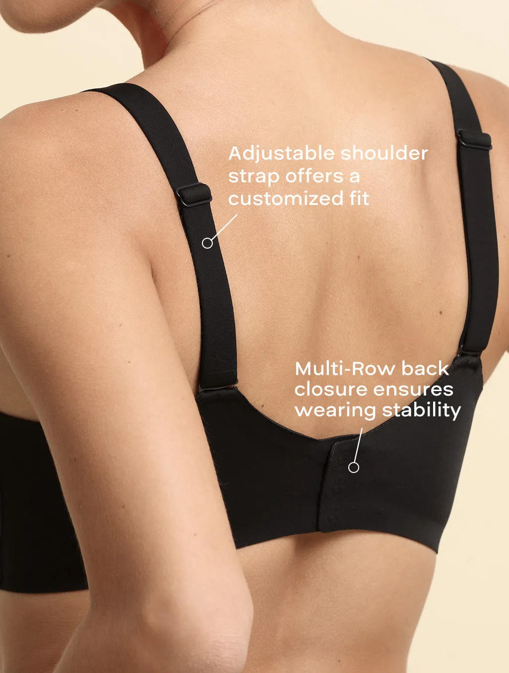 Full Coverage Seamless Sleep Lace Bra sold by Comfelie product image thumbnail 5