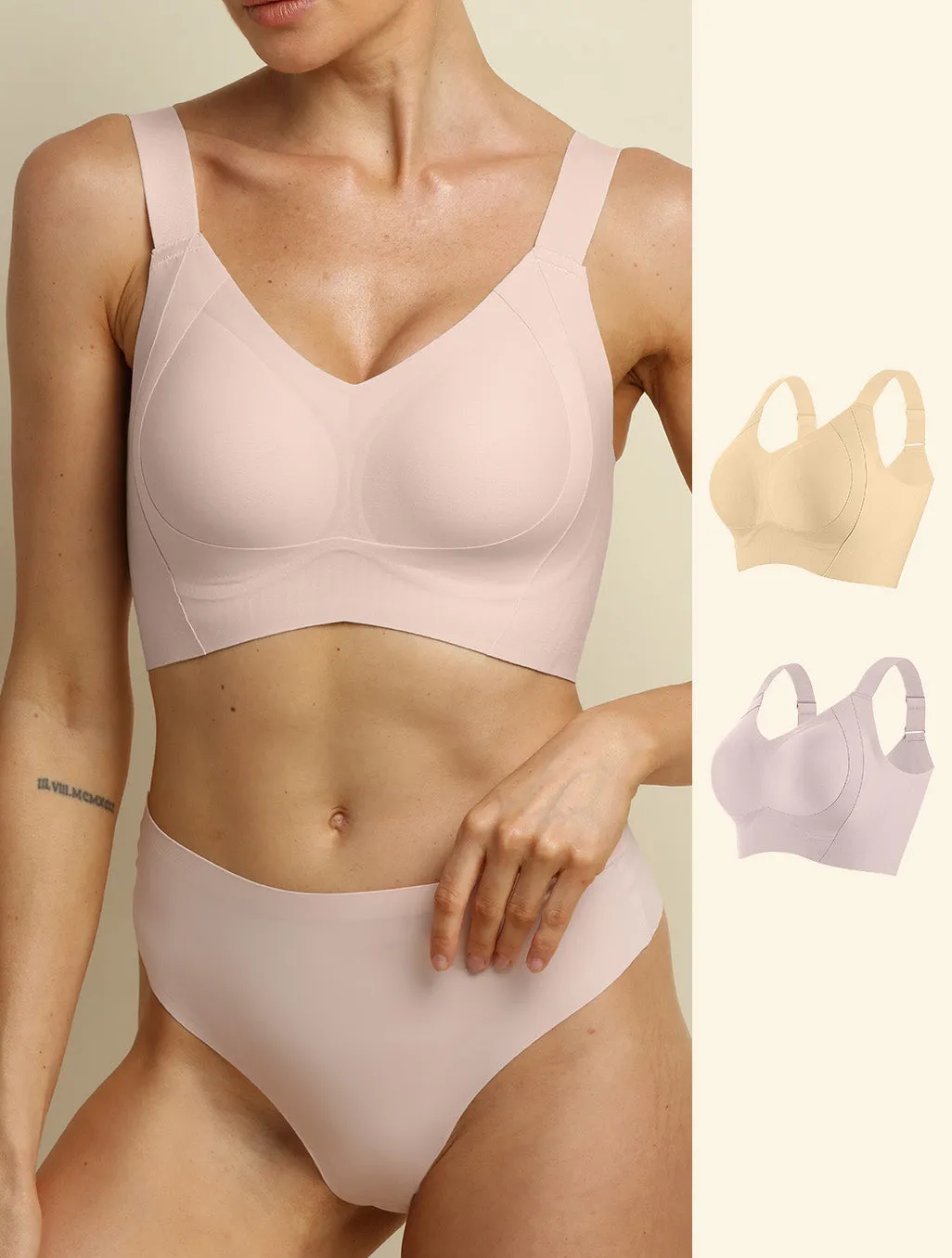 Comfelie 6.3 Inch Side Wing Full Coverage Jelly Bra (2 Pack) sold by Comfelie