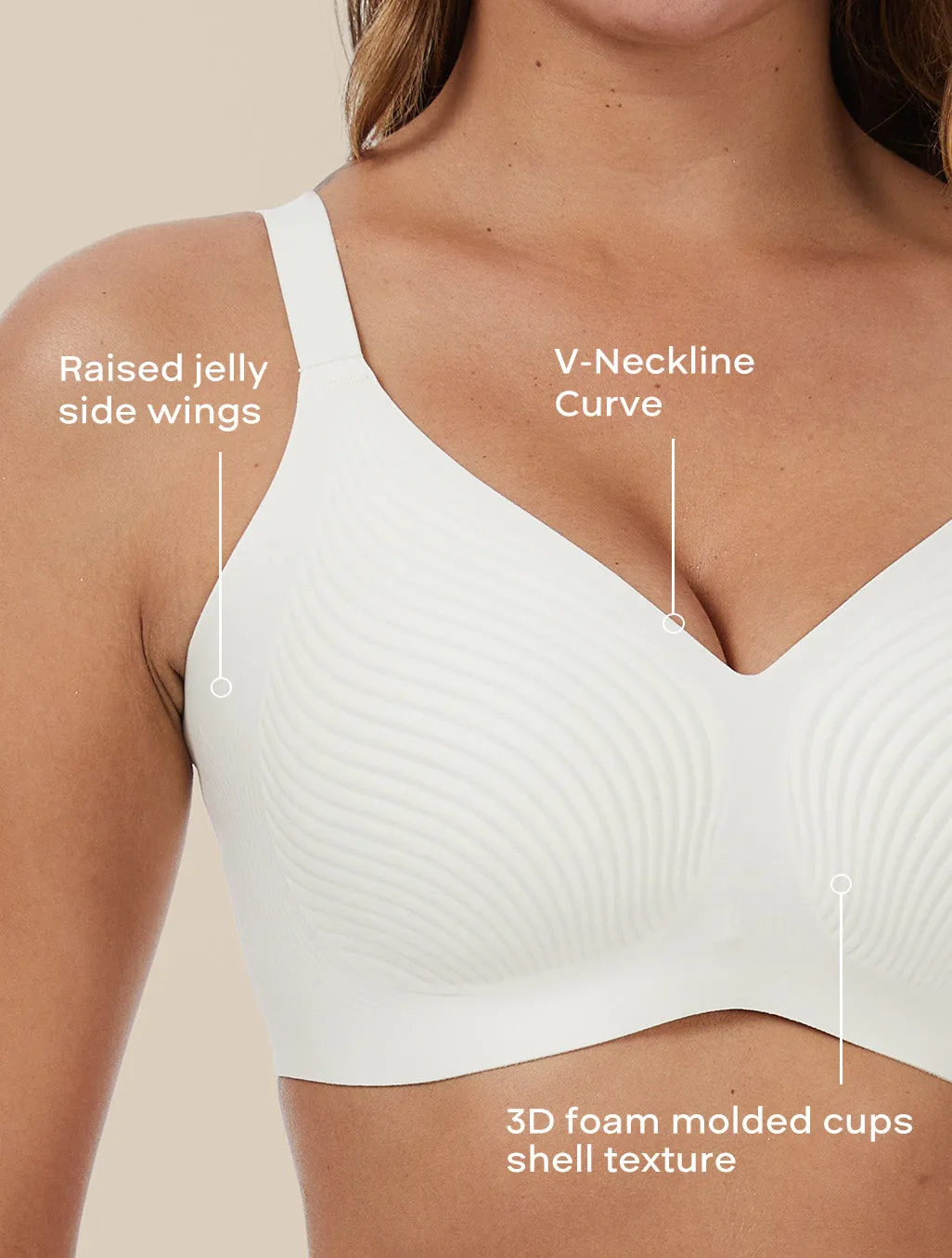Comfelie Comfortable Seamless Minimizer Bra sold by Comfelie product image thumbnail 4