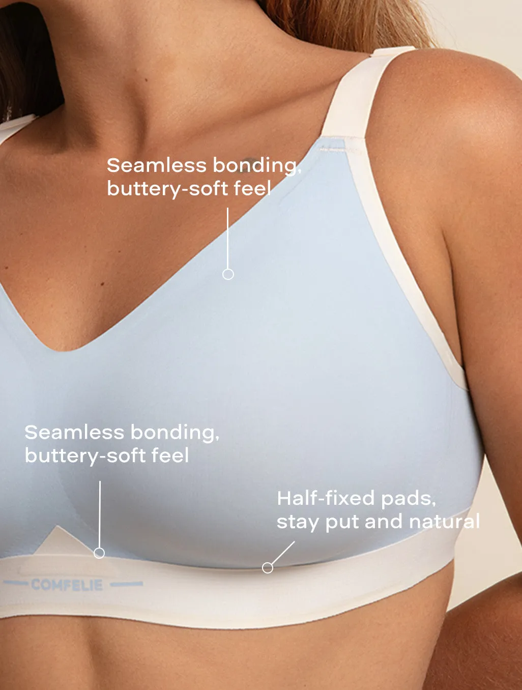 Comfelie Airlite Wireless Only 89g Comfortable Bra sold by Comfelie product image thumbnail 4