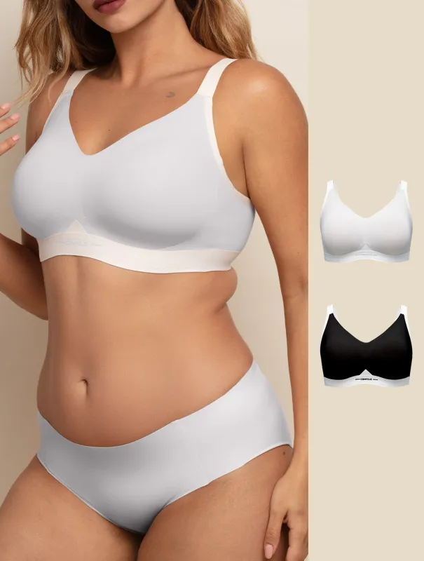 Comfelie Airlite Only 89g Wireless Comfortable Bra (2 Pack) sold by Comfelie