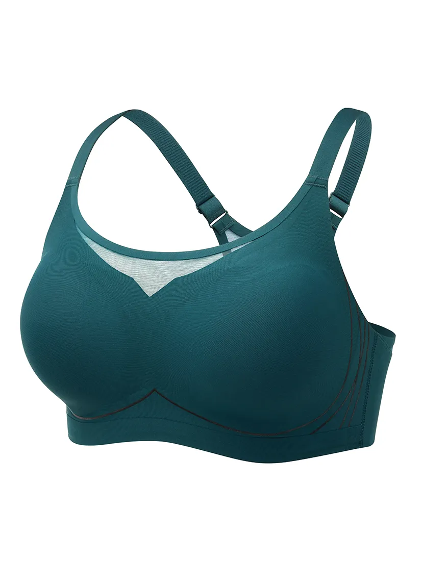 Aero Poise Racerback Sports Bra sold by Comfelie product image thumbnail 5