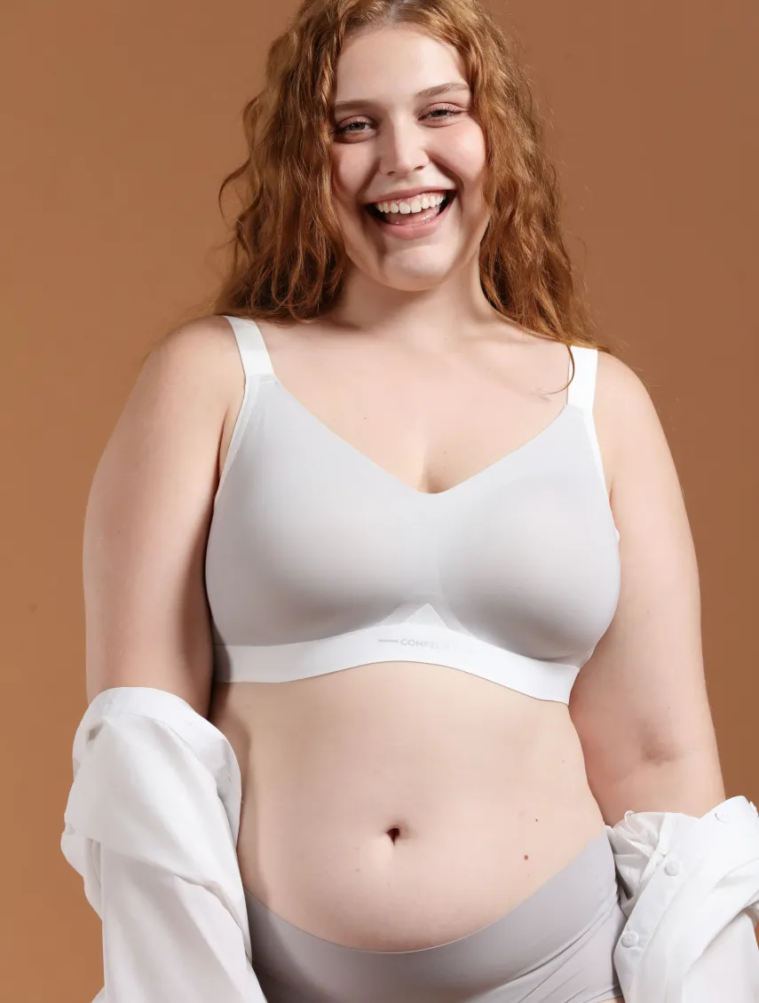 Airlite Color Block V-Neck Everyday Bra sold by Comfelie product image thumbnail 2