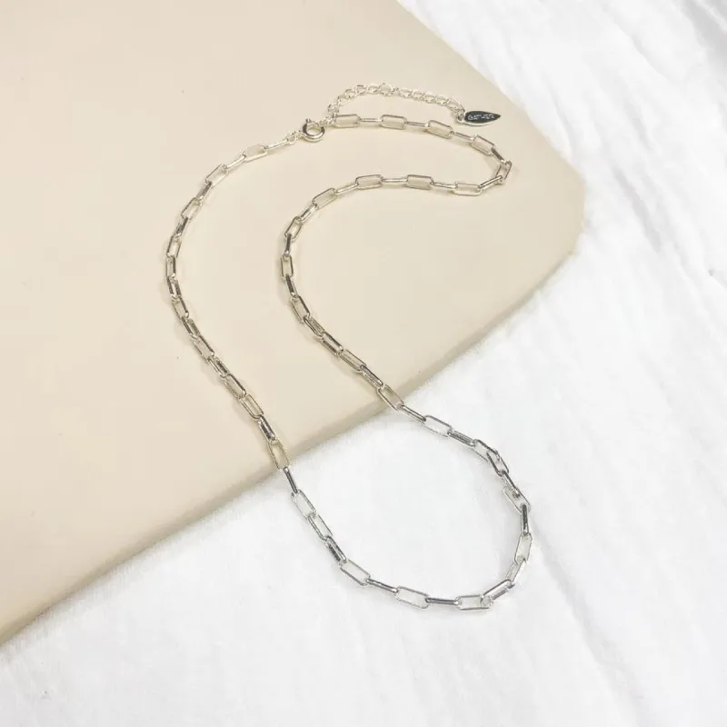 Themis Link Chain - Silver sold by Gather Brooklyn