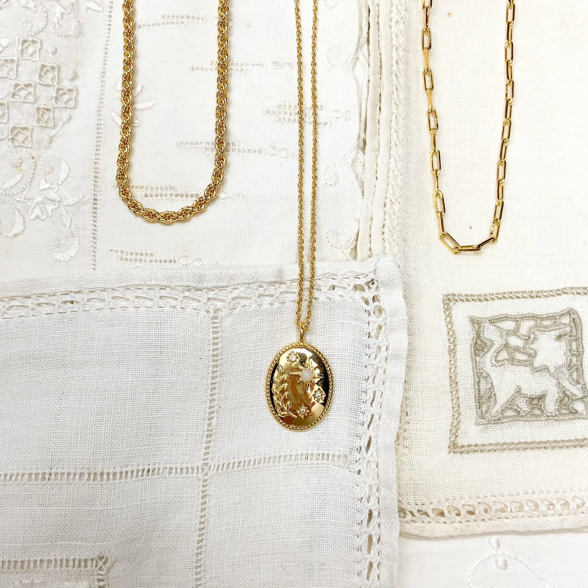 Goddess Sisters Necklace Trio sold by Gather Brooklyn product image thumbnail 4