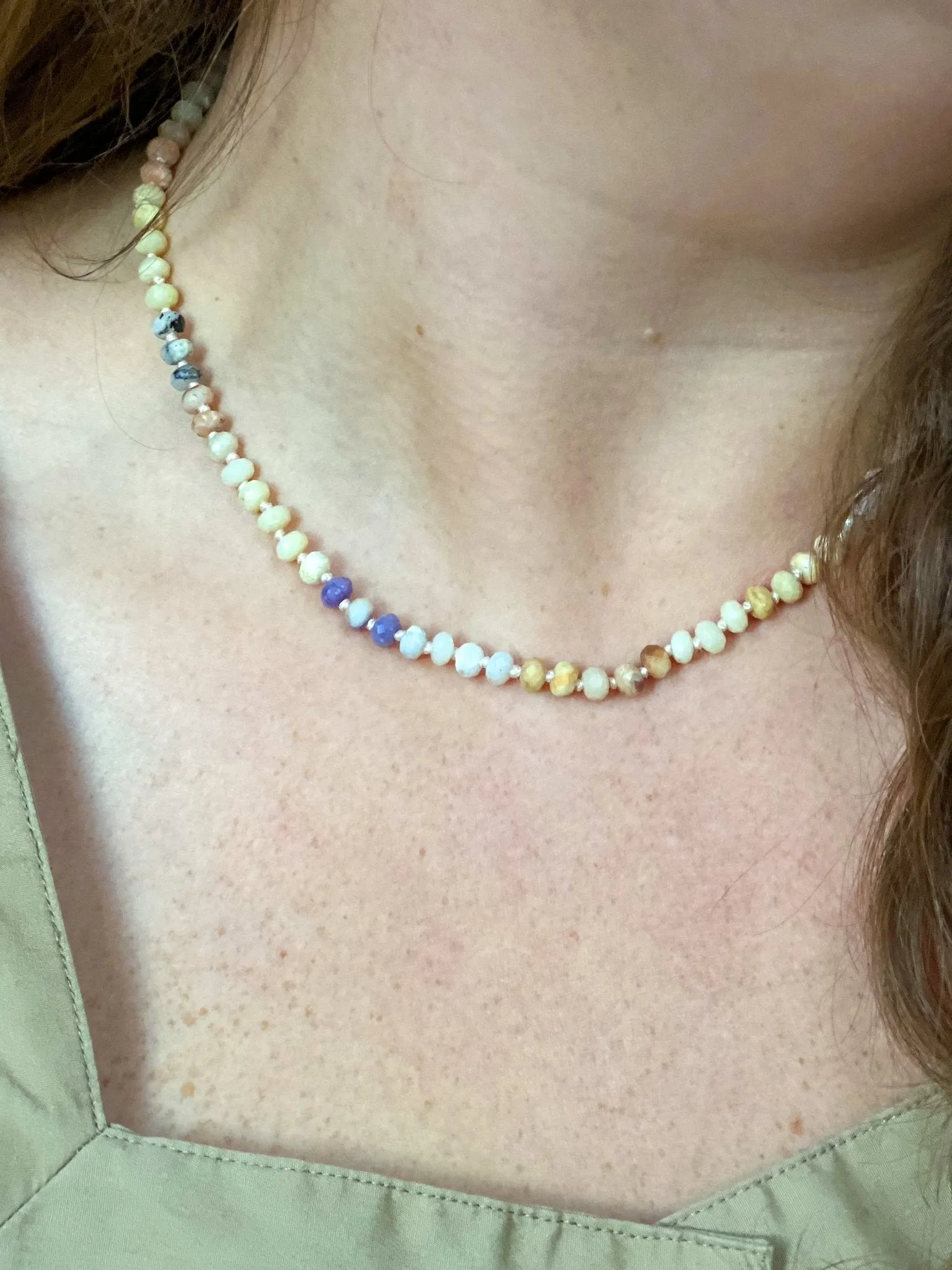 Morado Opal Mini Candy Necklace sold by Gather Brooklyn product image thumbnail 2