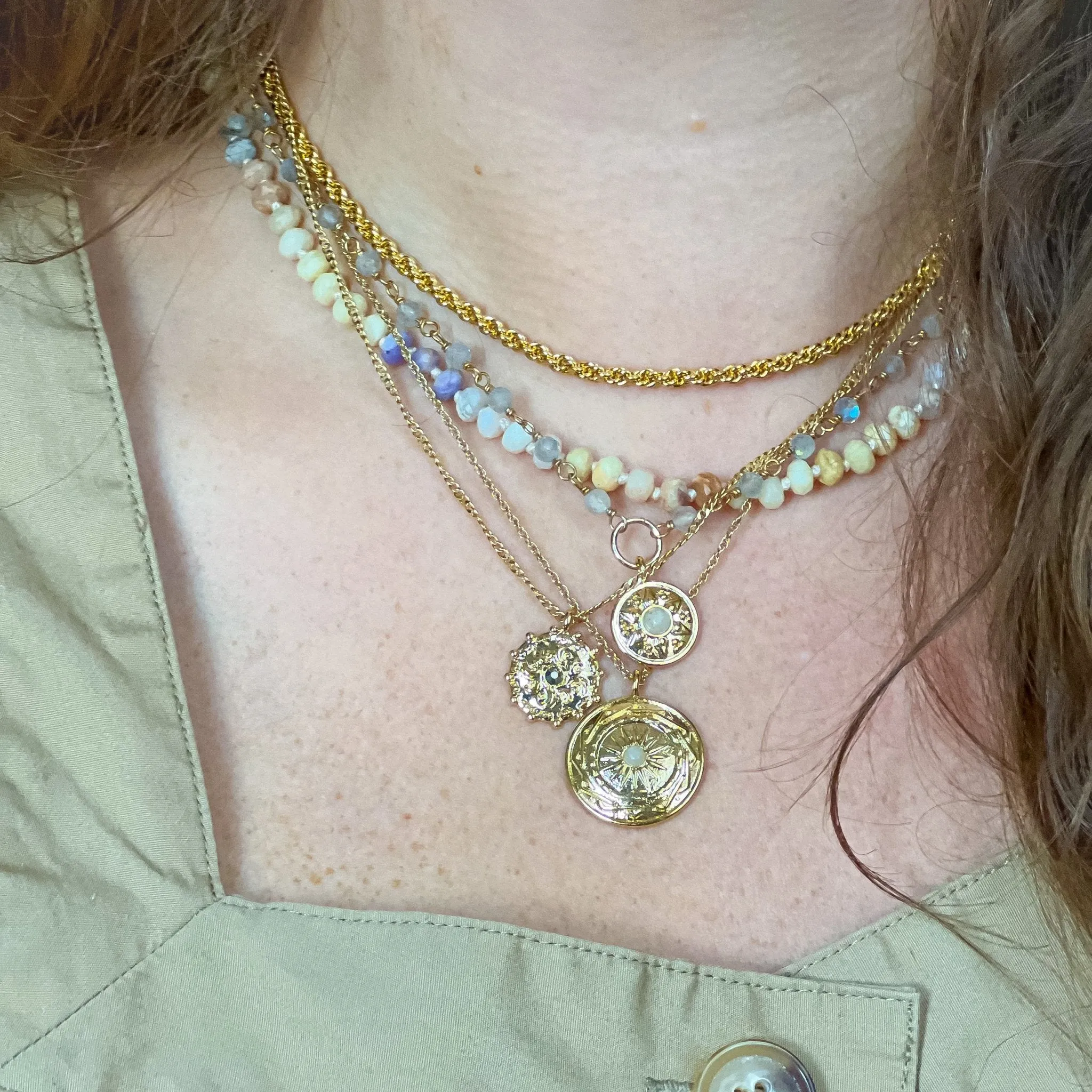 Morado Opal Mini Candy Necklace sold by Gather Brooklyn product image thumbnail 5