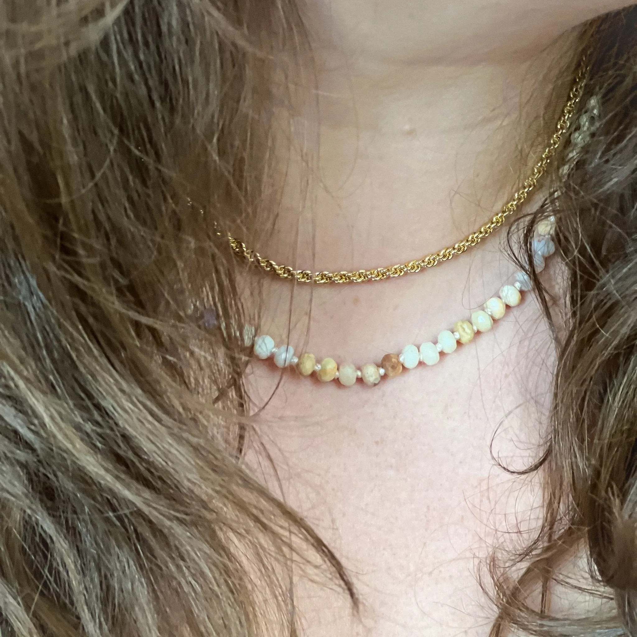 Morado Opal Mini Candy Necklace sold by Gather Brooklyn product image thumbnail 4