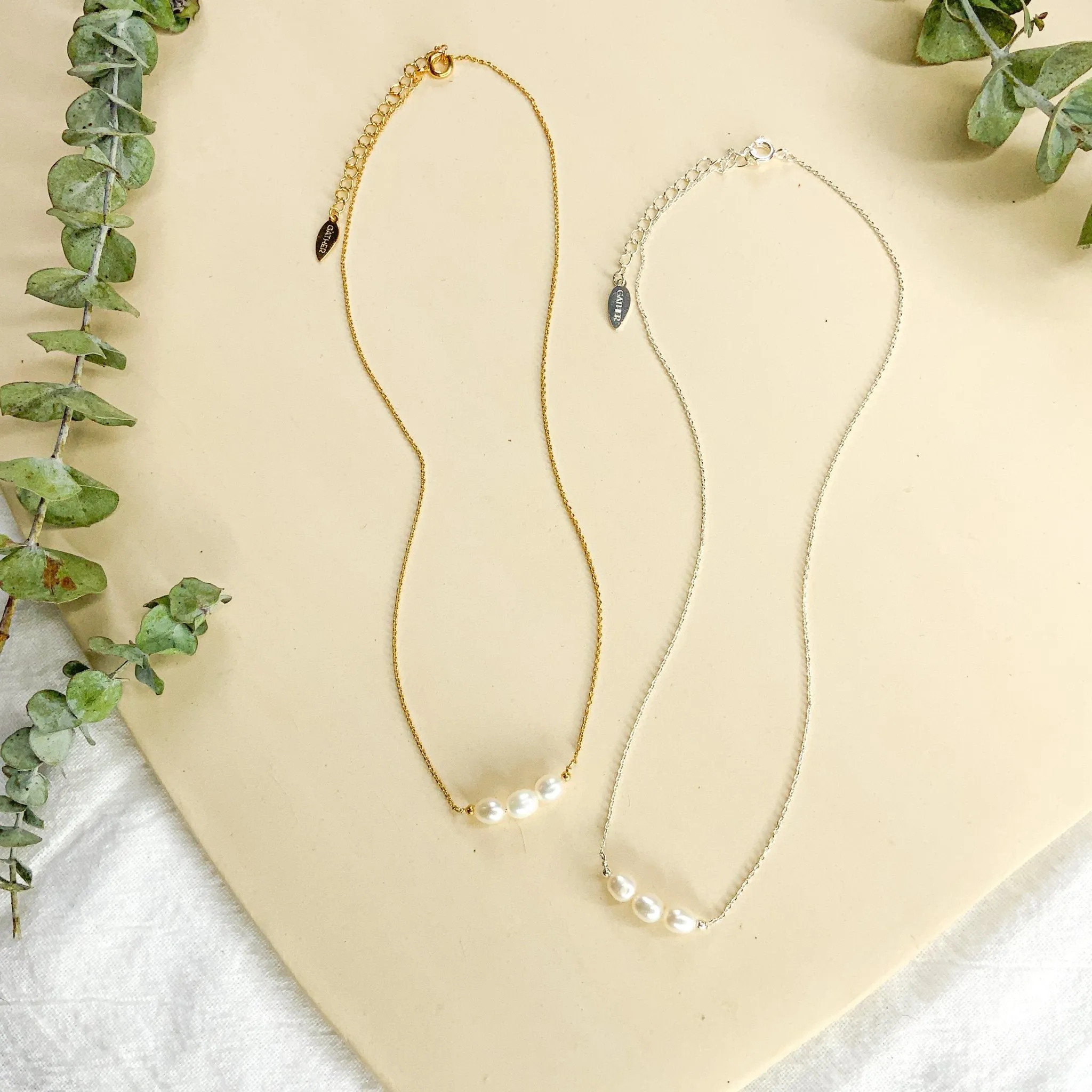 Venus Necklace - Gold sold by Gather Brooklyn product image thumbnail 4