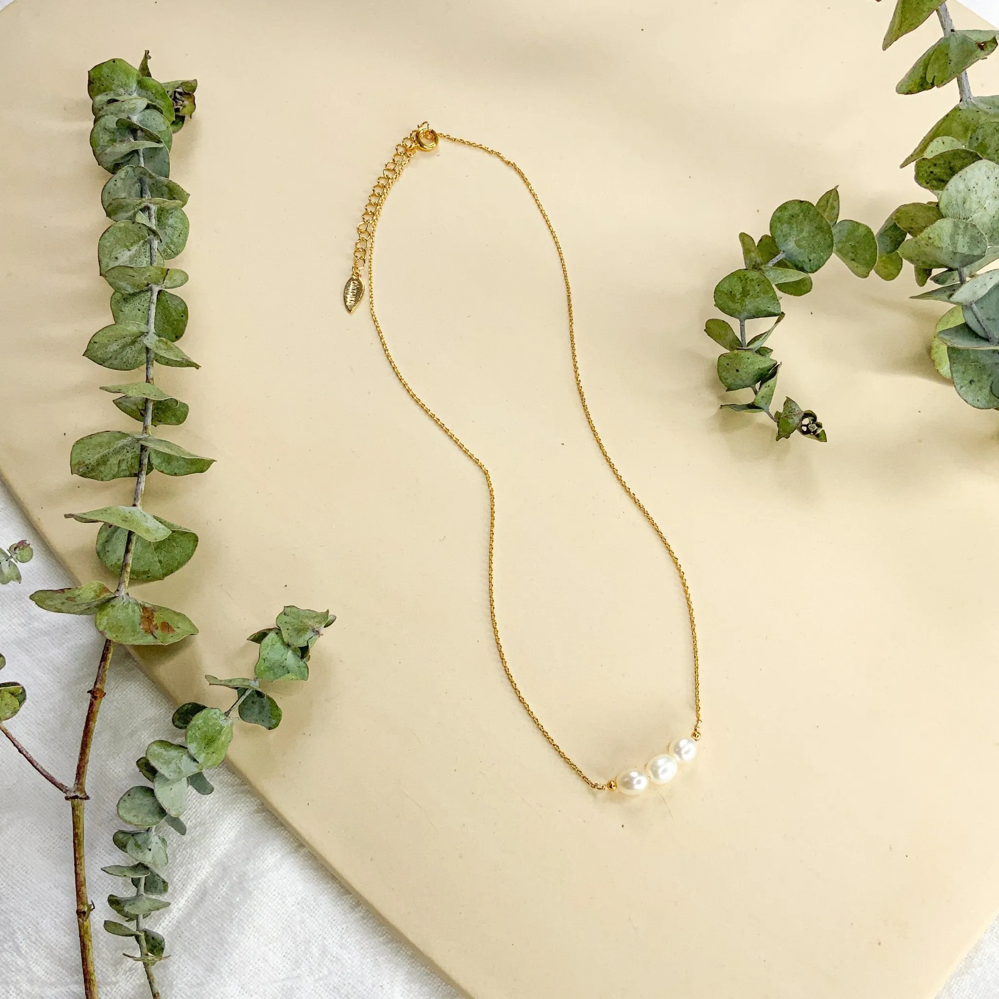 Venus Necklace - Gold sold by Gather Brooklyn product image thumbnail 2