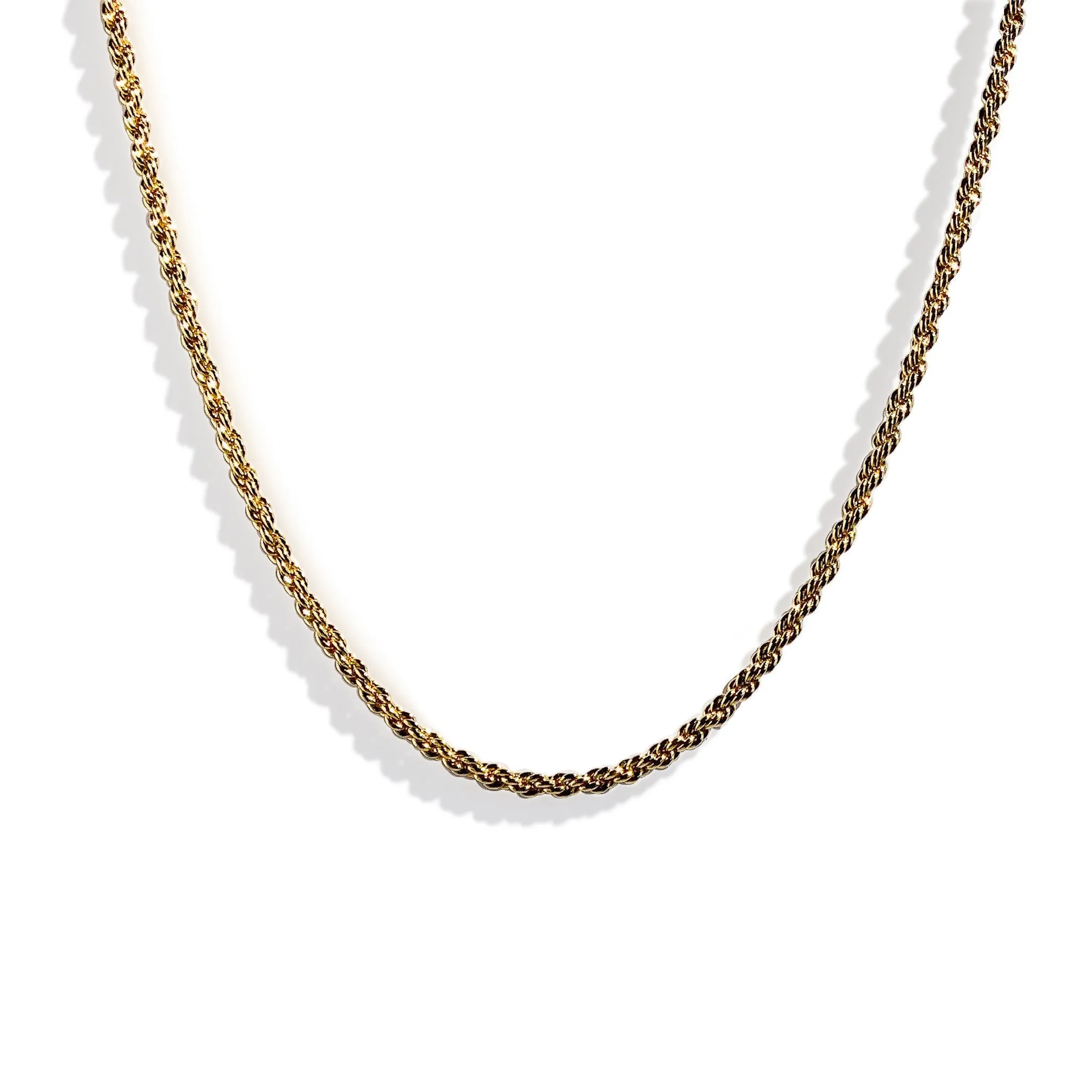 Minerva Rope Chain - Gold sold by Gather Brooklyn product image thumbnail 2
