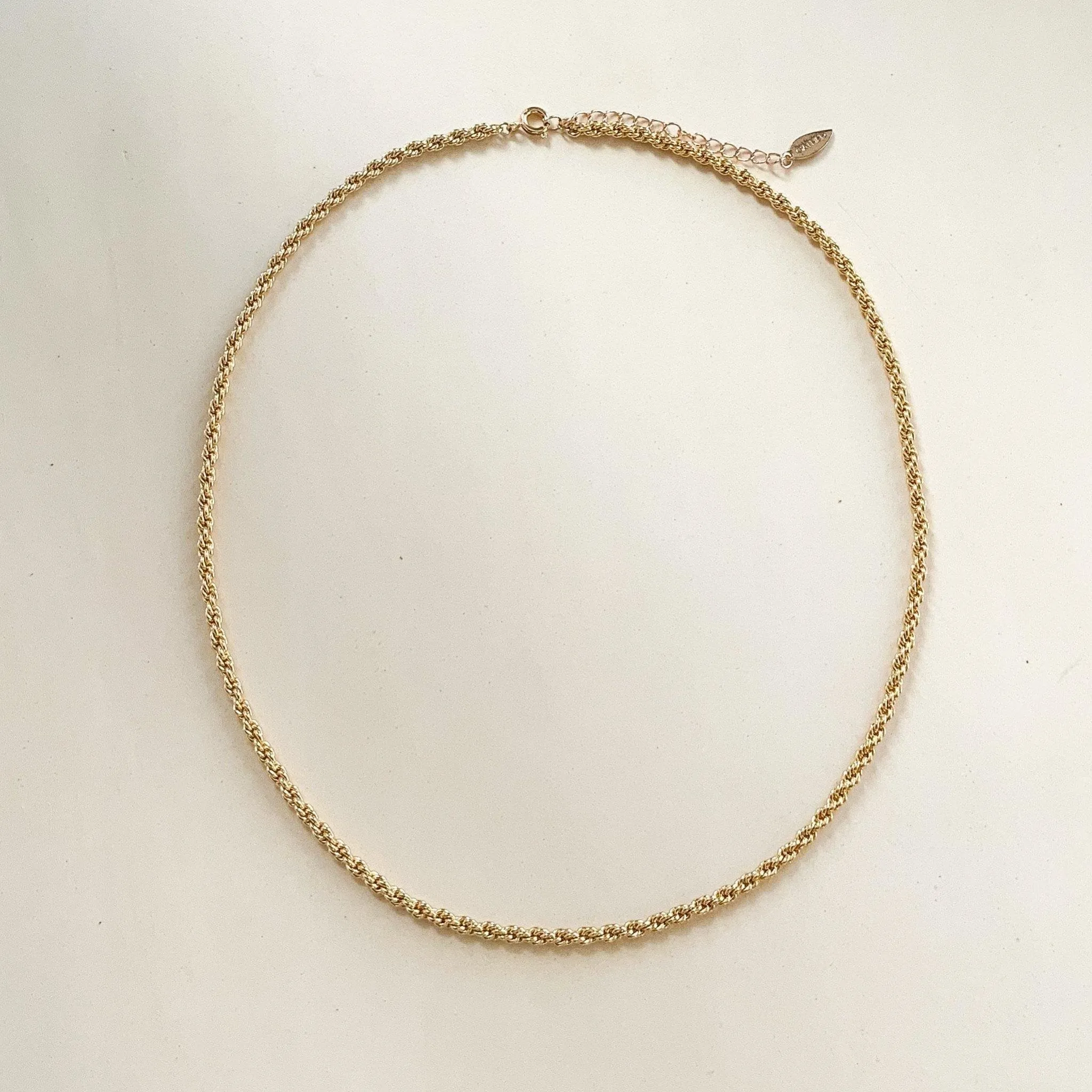 Minerva Rope Chain - Gold sold by Gather Brooklyn product image thumbnail 3