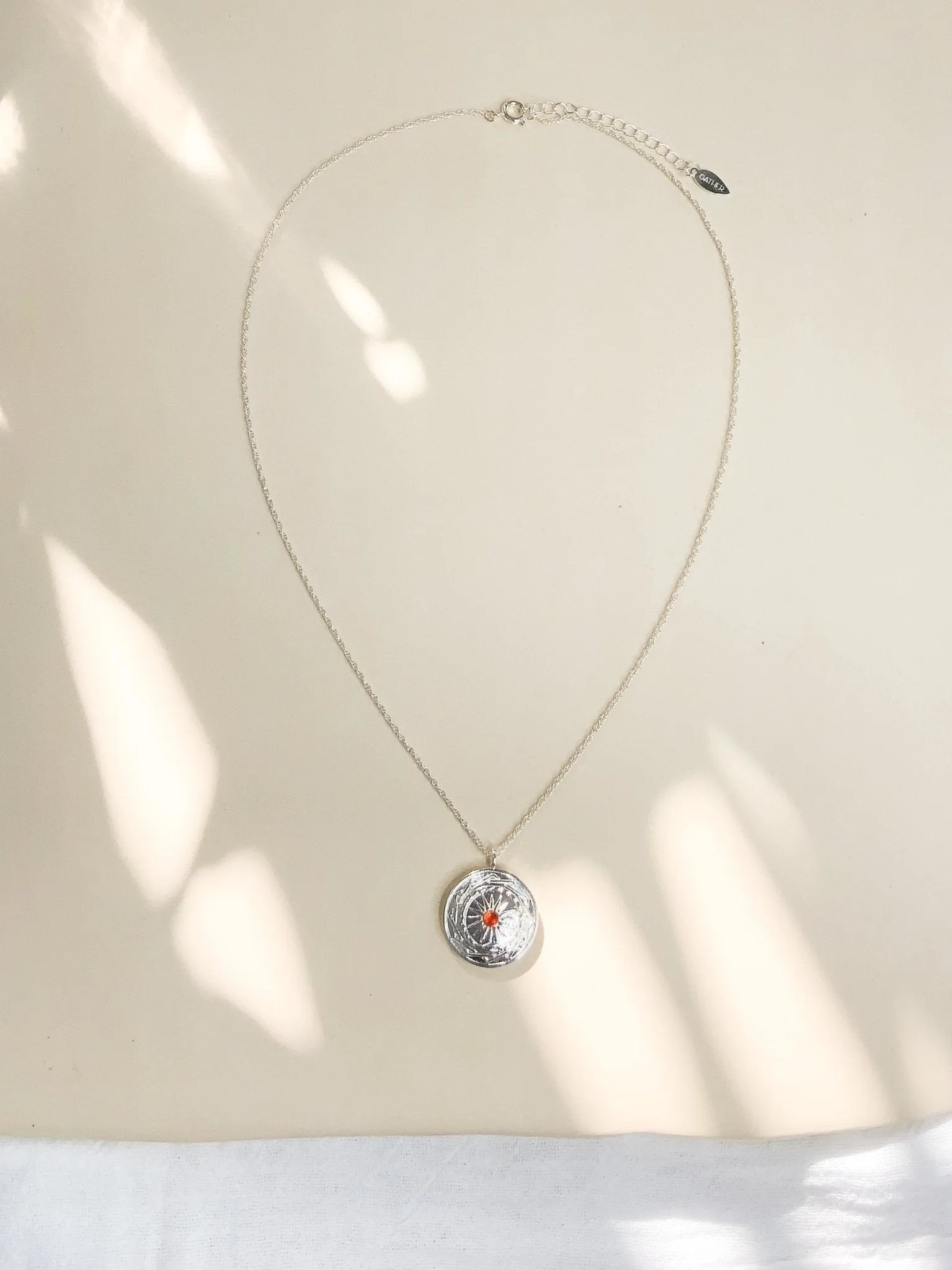 Resilience Pendant - Silver sold by Gather Brooklyn product image thumbnail 3
