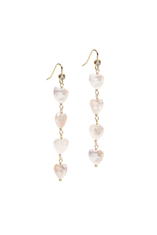 Freya Pearl Earrings sold by Gather Brooklyn