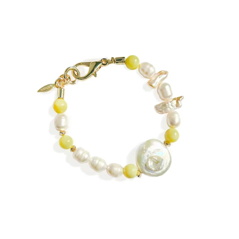 Senna Pearl Bracelet made by Gather Brooklyn