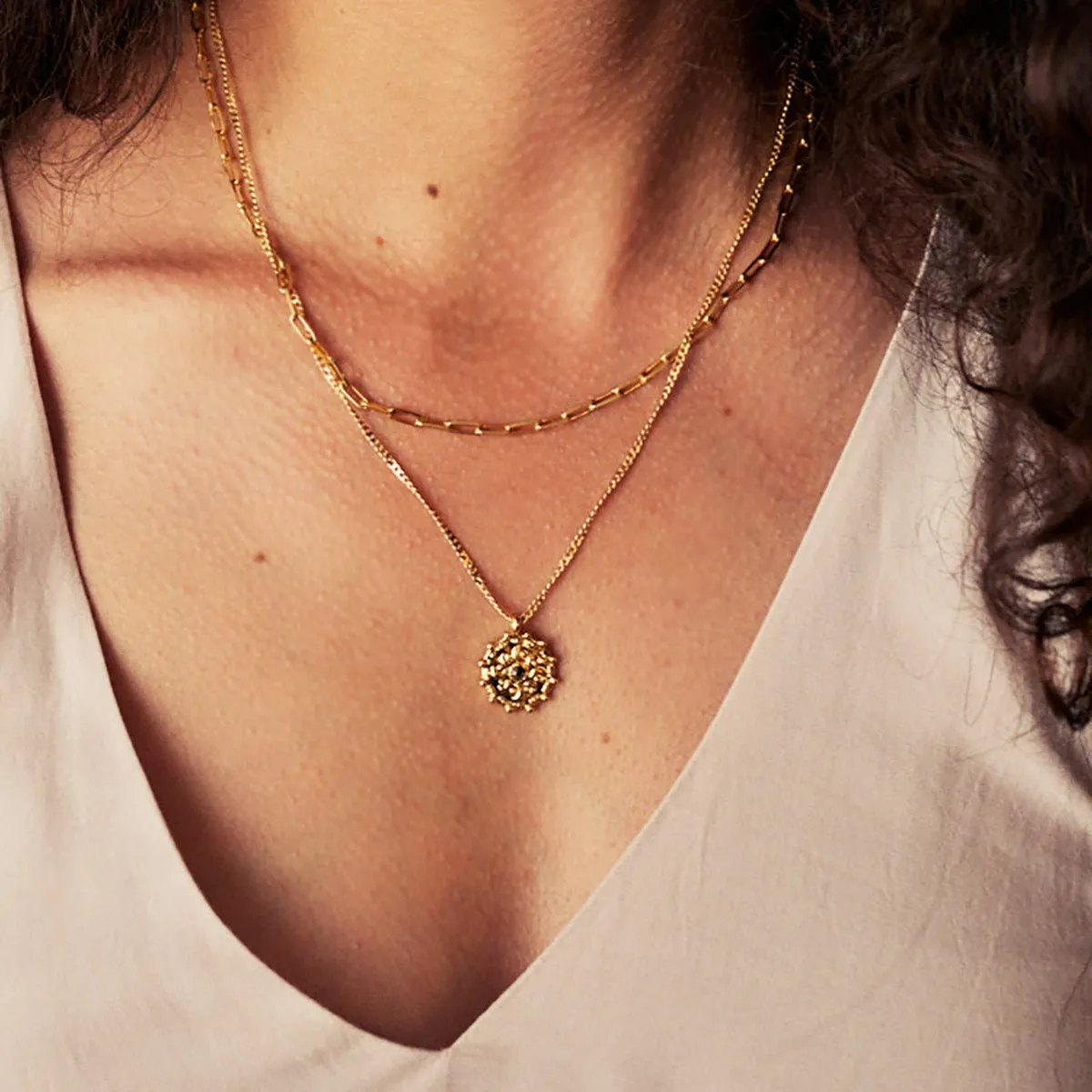 Celestial Necklace Duo sold by Gather Brooklyn product image thumbnail 4