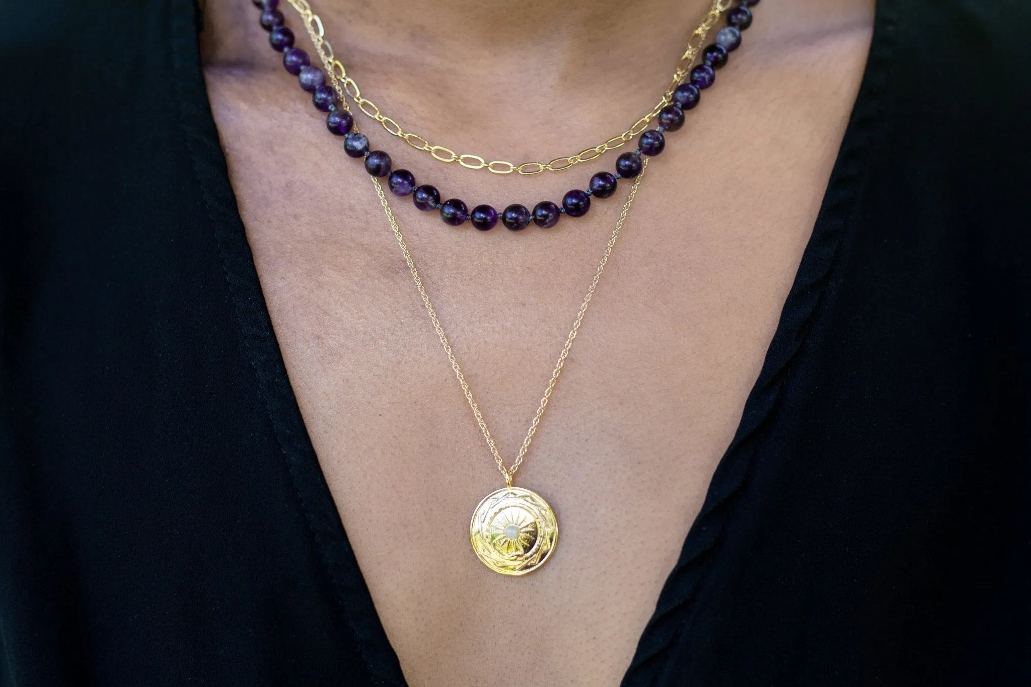 Resilience Pendant - Gold sold by Gather Brooklyn product image thumbnail 4