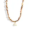 Forager Charm & Pearl Necklace sold by Gather Brooklyn
