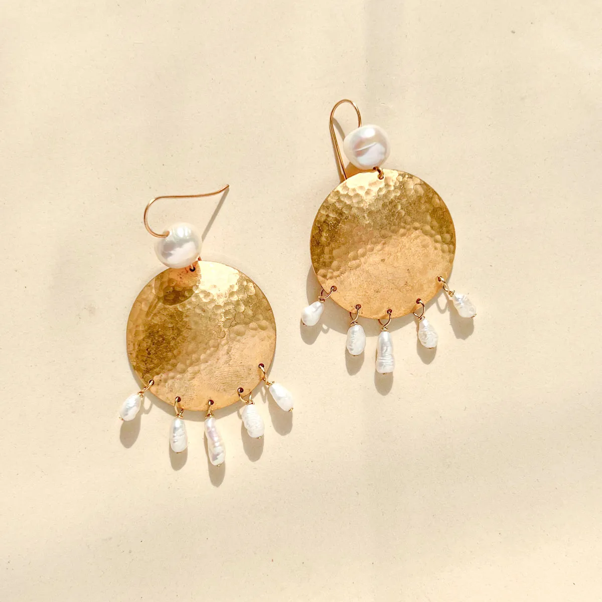 Hectae Pearl Statement Earring sold by Gather Brooklyn