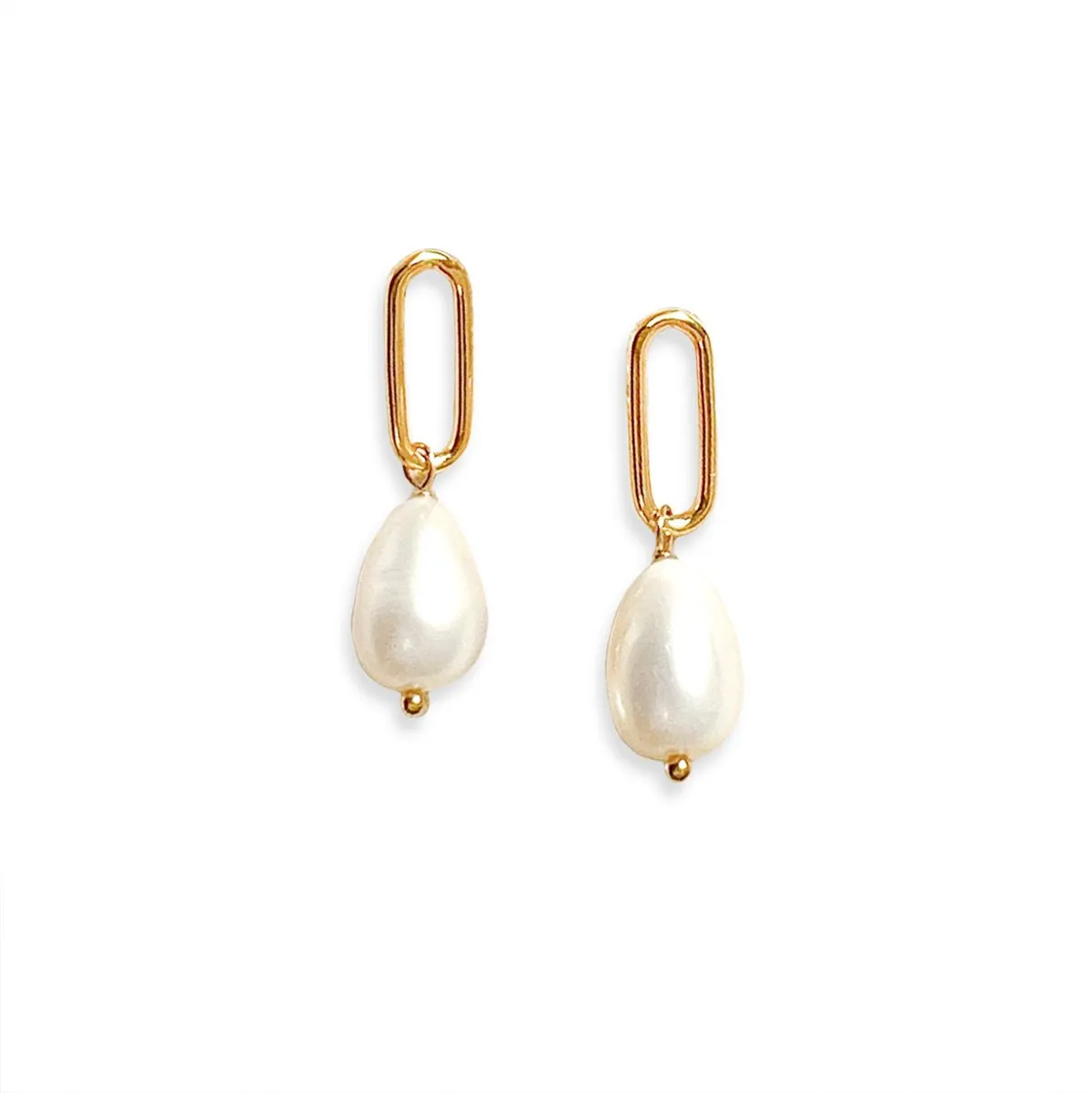 Macaria Pearl Drop Earrings sold by Gather Brooklyn product image thumbnail 2