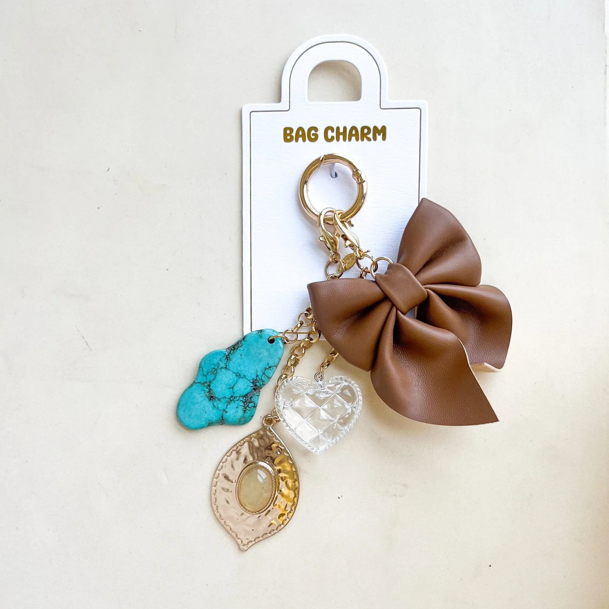 Dream Bow Bag Charm sold by Gather Brooklyn product image thumbnail 2