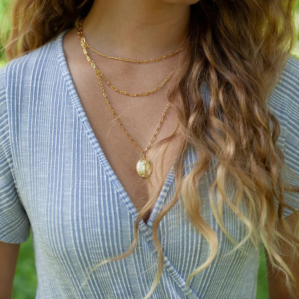 Daphne & Aster Necklace - Gold sold by Gather Brooklyn product image thumbnail 3