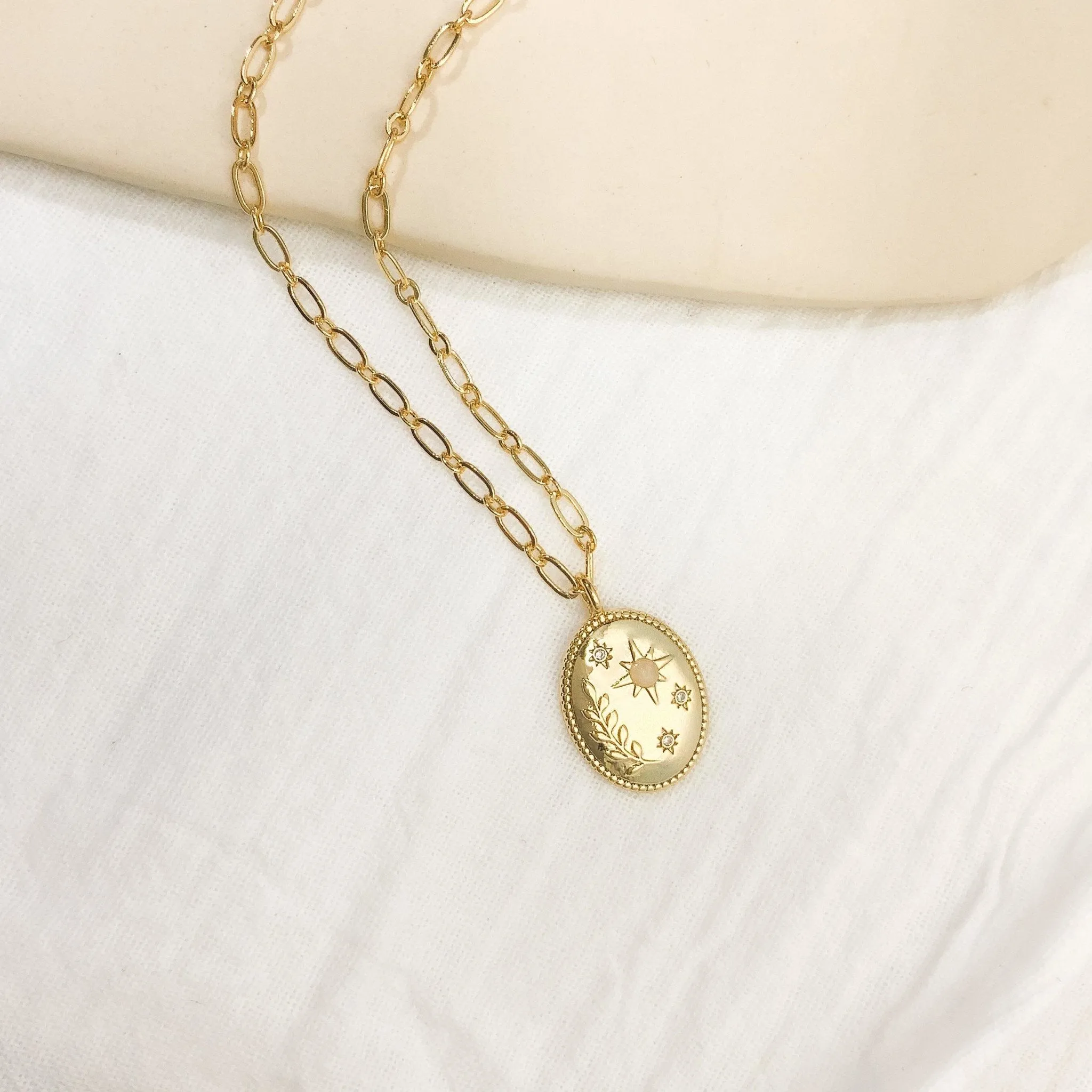 Daphne & Aster Necklace - Gold sold by Gather Brooklyn