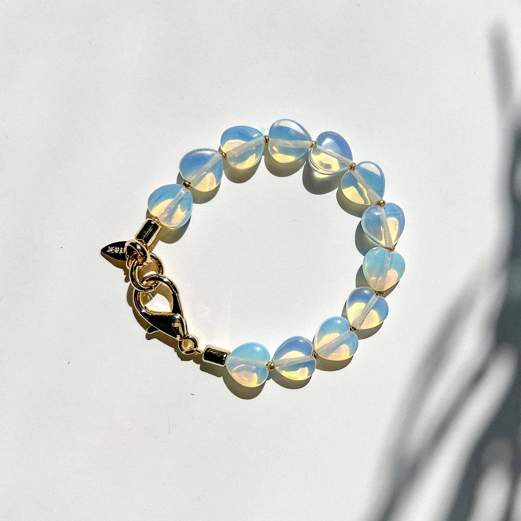 Aine Hearts Bracelet - Vintage Opalite sold by Gather Brooklyn product image thumbnail 2