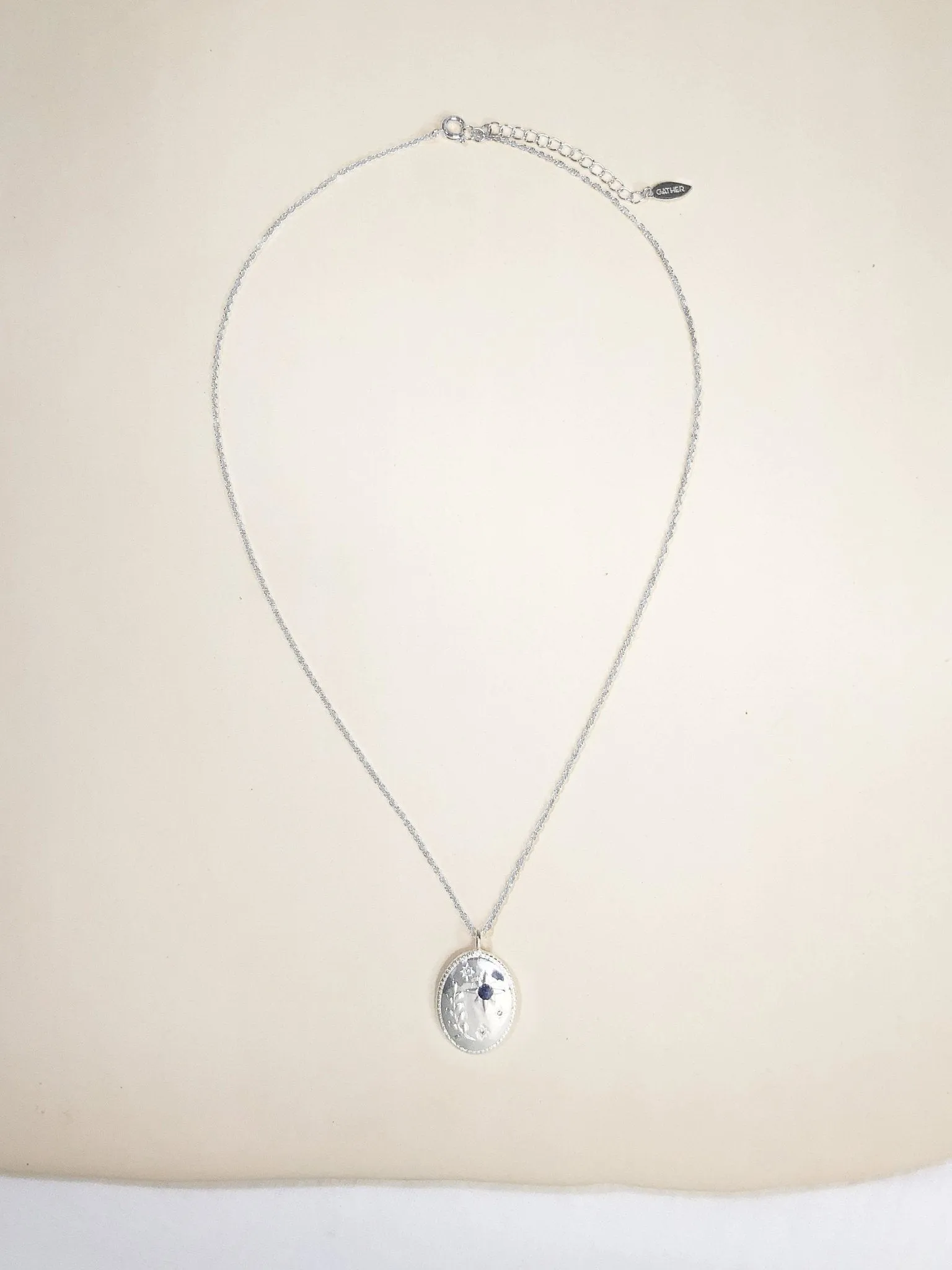 Daphne Pendant Necklace - Silver sold by Gather Brooklyn product image thumbnail 5
